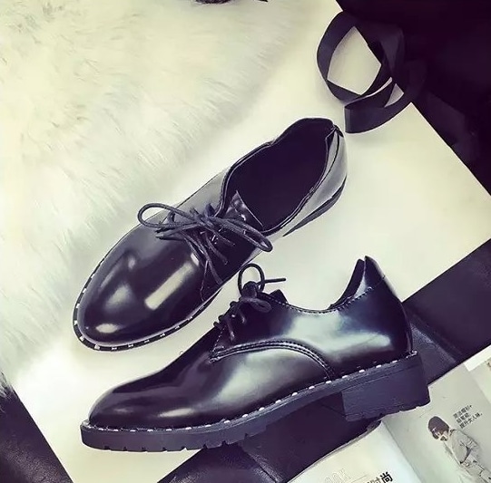 Black British Martin Shoes Import