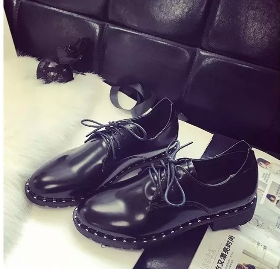 Black British Martin Shoes Import