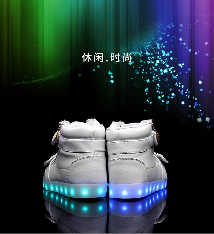 White Naruto LED Boots IOS & Android - ALL AGE