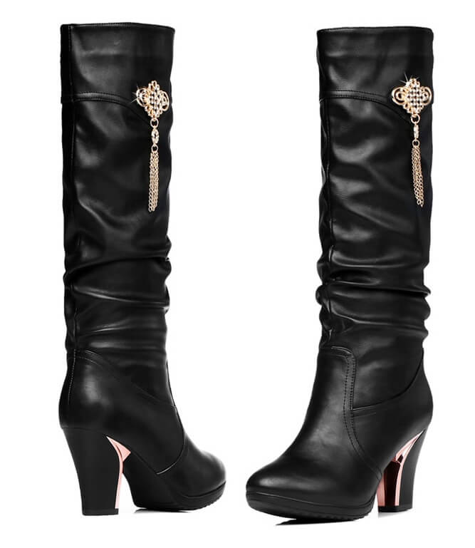 Black High Cowboy Boot GucciHeaven Original