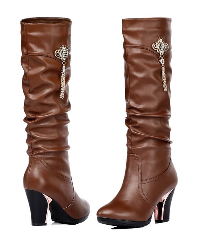 Brown High Cowboy Boot GucciHeaven Original