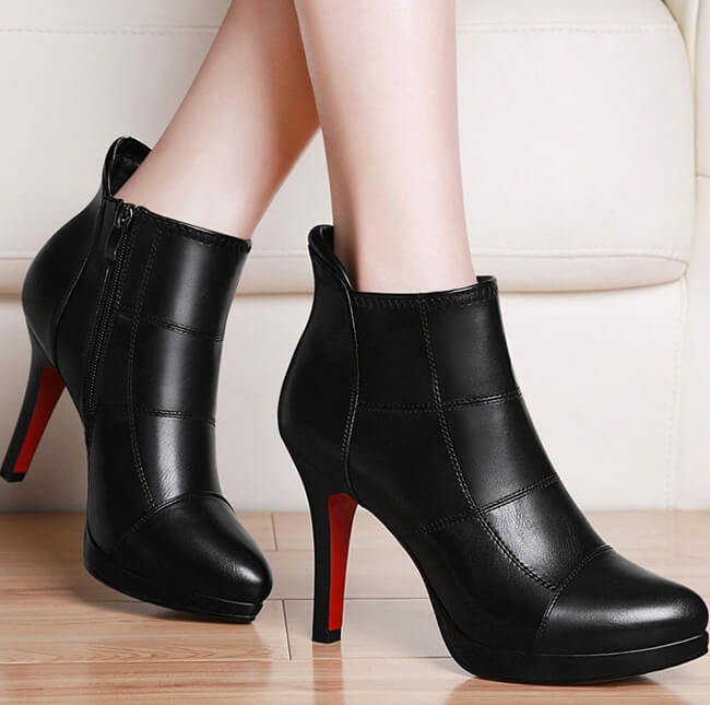 Black High Heel Boots GucciHeaven Original