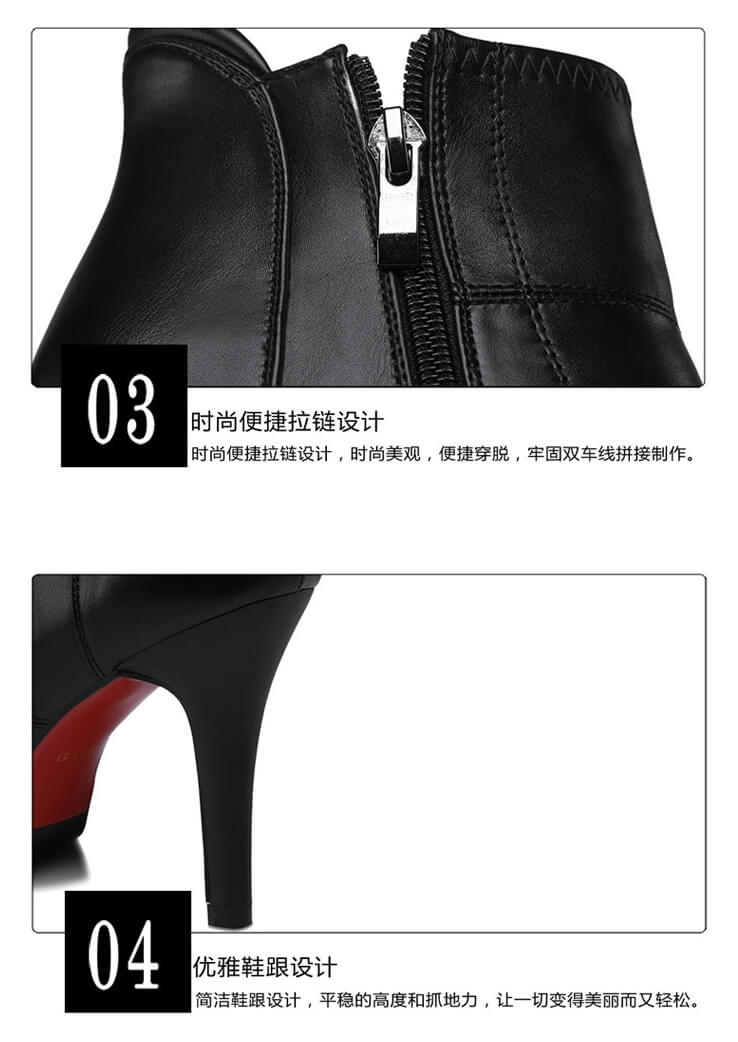 Black High Heel Boots GucciHeaven Original