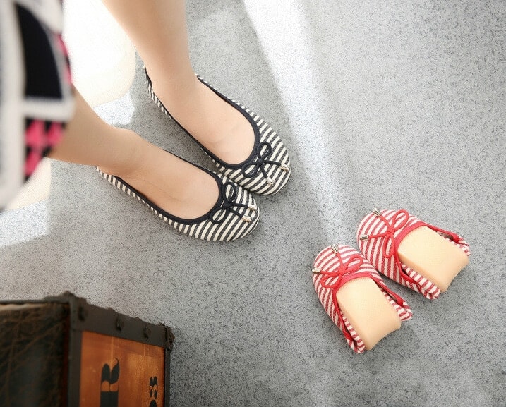 Dark Blue Retro Casual Shoes Import