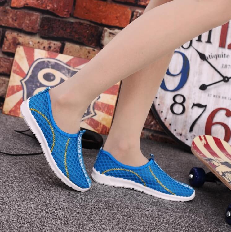 Blue Net Casual Yoga Shoes Import