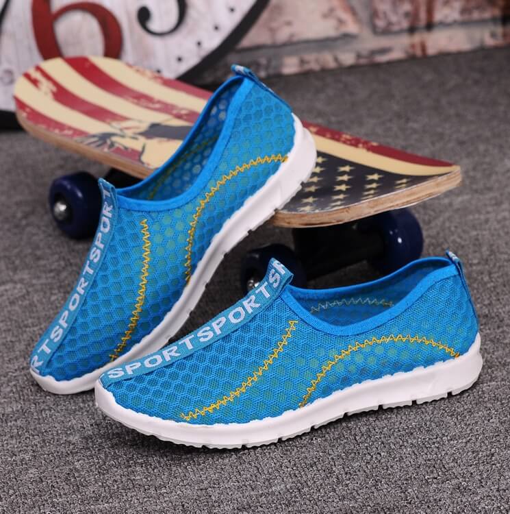 Blue Net Casual Yoga Shoes Import