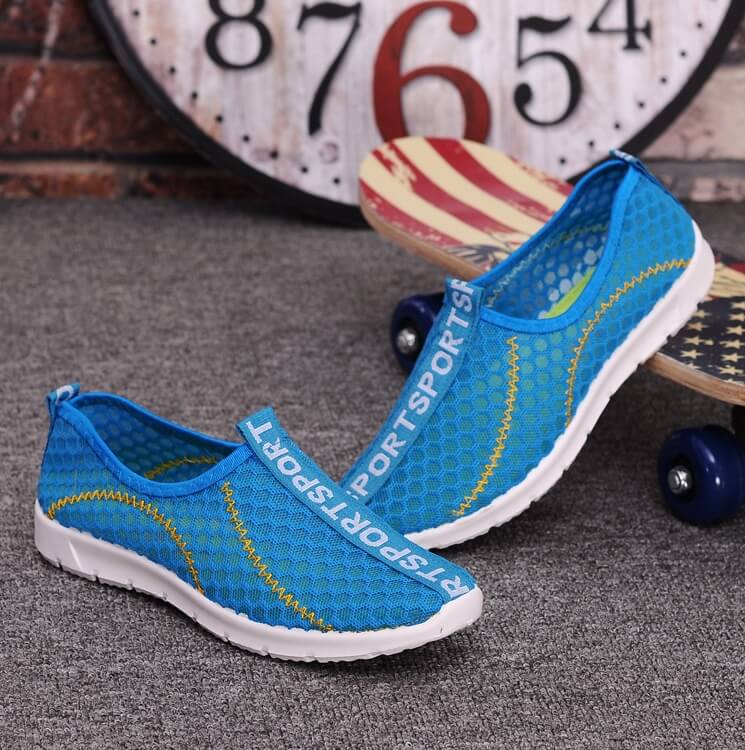 Blue Net Casual Yoga Shoes Import