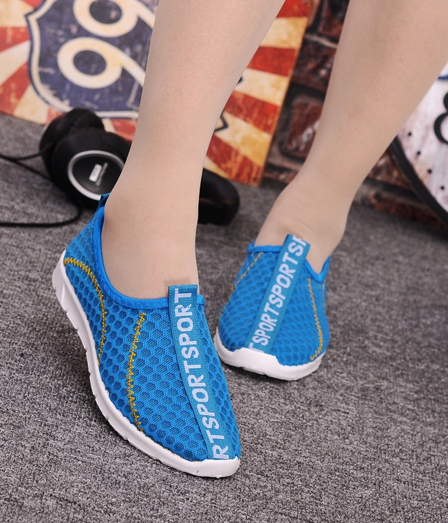 Blue Net Casual Yoga Shoes Import