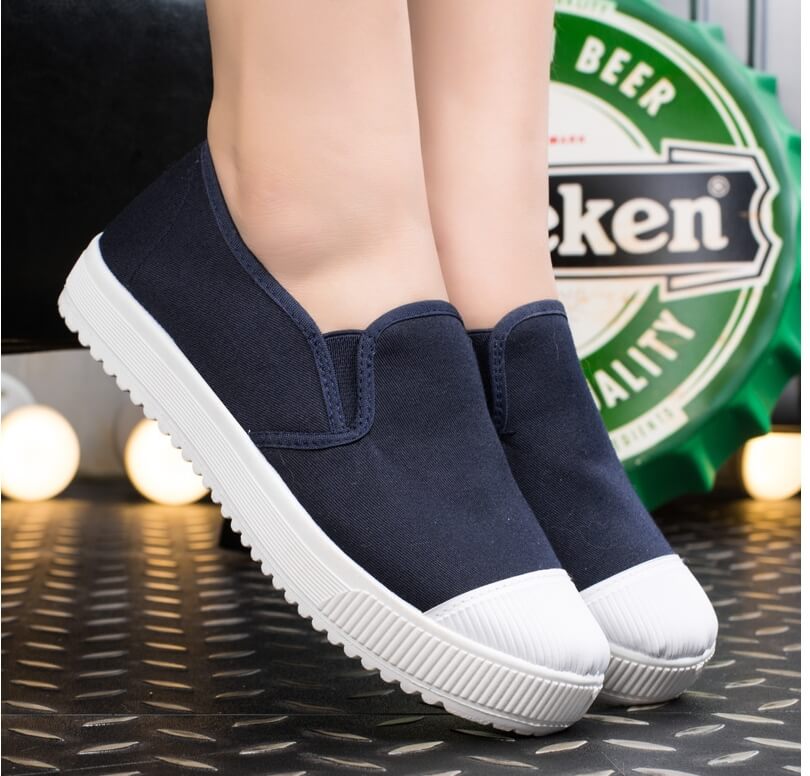 Black Casual Minimalist Korea Shoes