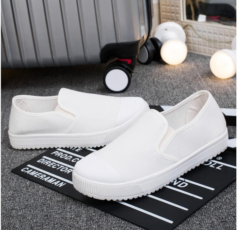 White Casual Minimalist Korea Shoes