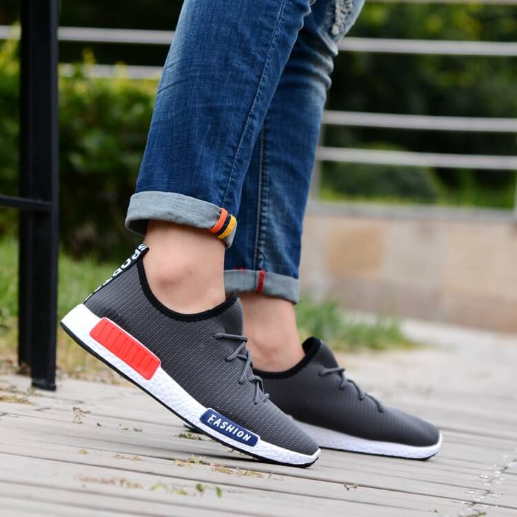 Gray Couple Sneakers Import