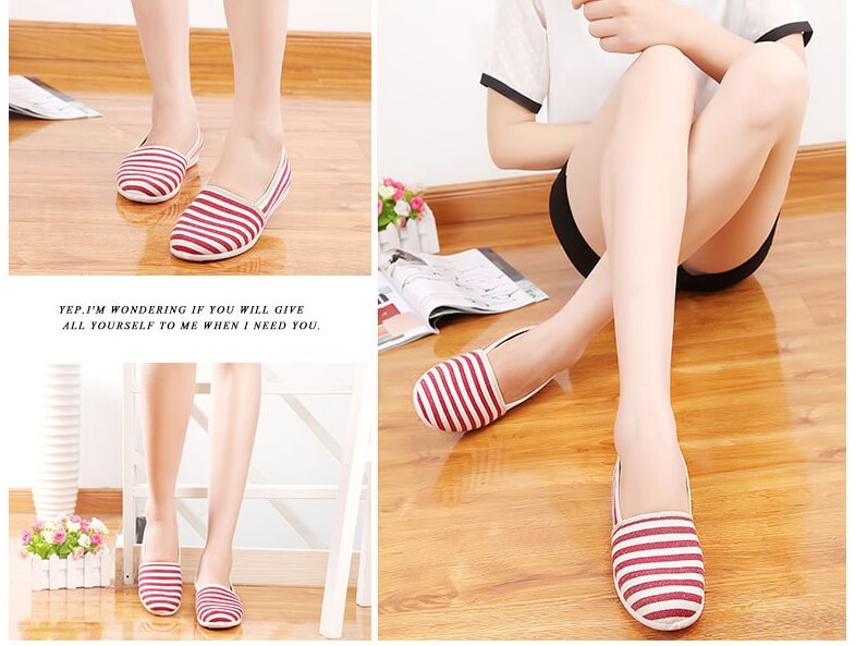 Red Korea Causal Shoes Import