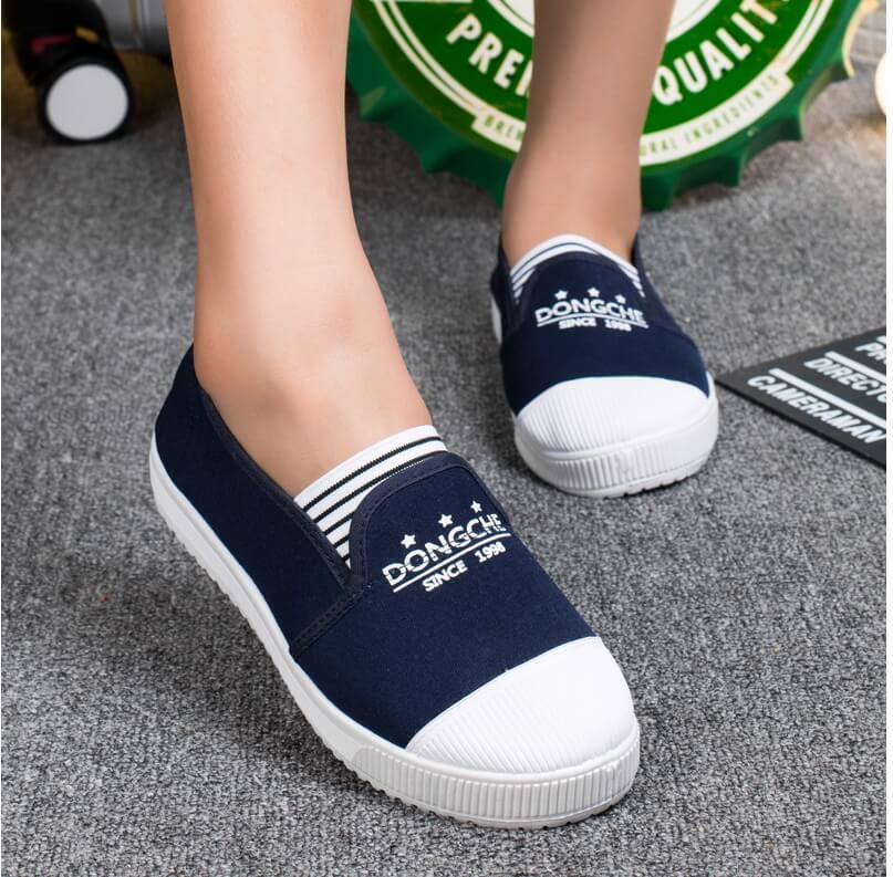 Black Korea Casual Shoes Import