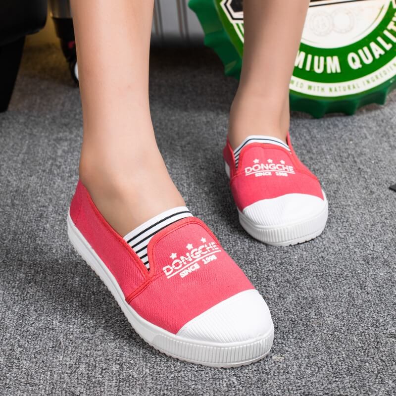 Pink Korea Casual Shoes Import