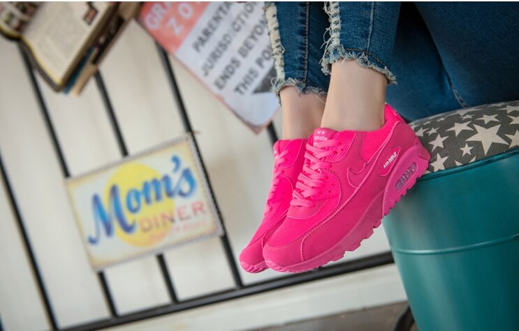 Pink Casual Korea Sport Shoes Import