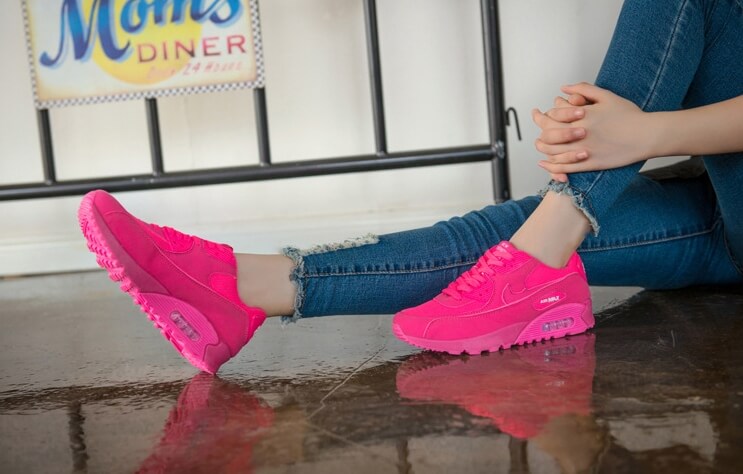 Pink Casual Korea Sport Shoes Import