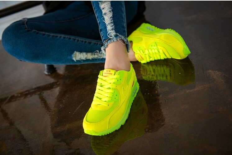 Green Casual Korea Sport Shoes Import