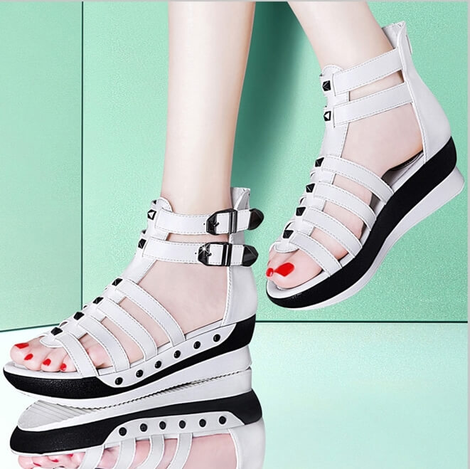 White Fashion Roman Sandal GucciHeaven