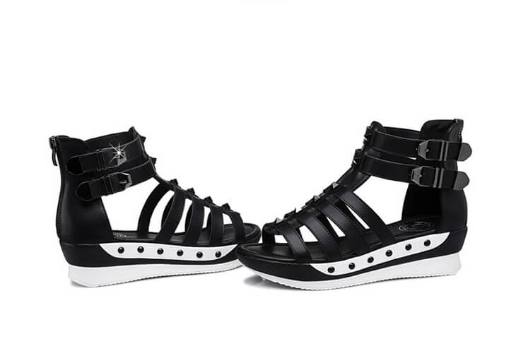 Black Fashion Roman Sandal GucciHeaven