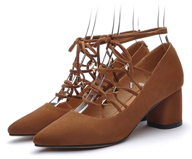 Brown Fashion Lace Shoes Centenary Original