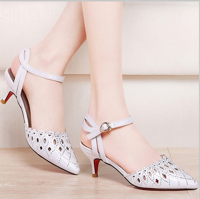 Silver Fashion Decorated Shoes GuciHeaven