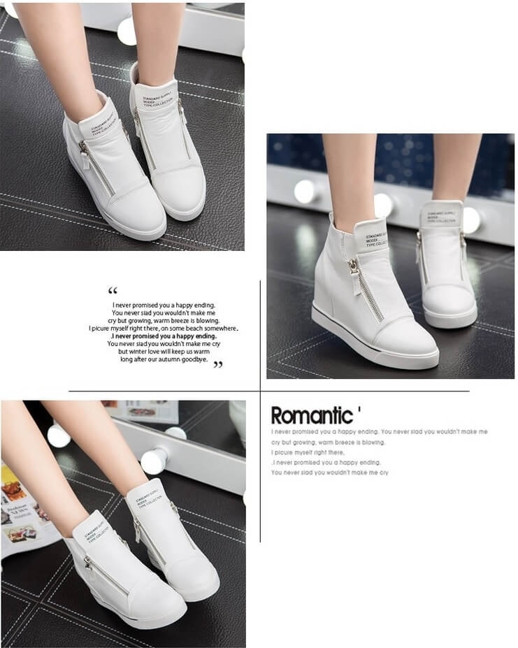 White Casual High Heel Shoes Import