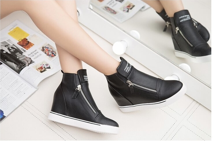 Black Casual High Heel Shoes Import