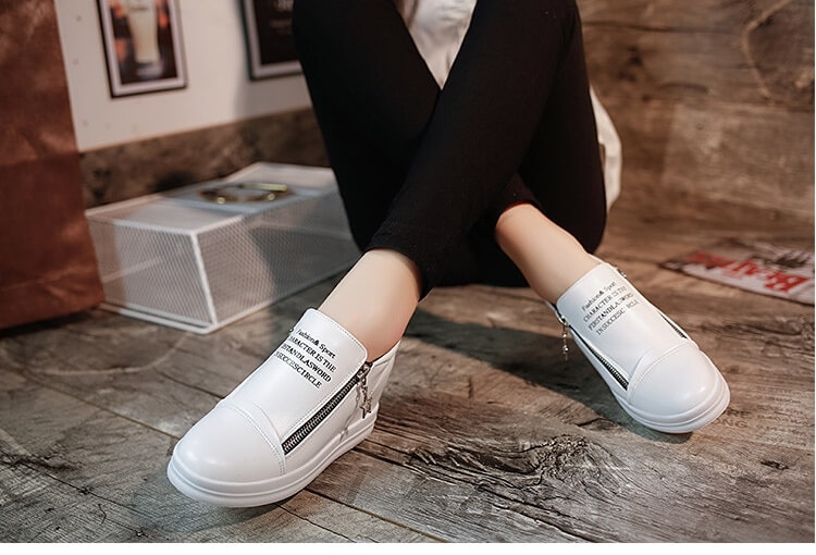 White Casual High Heel Shoes Import