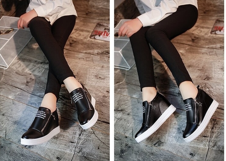 Black Casual High Heel Shoes Import