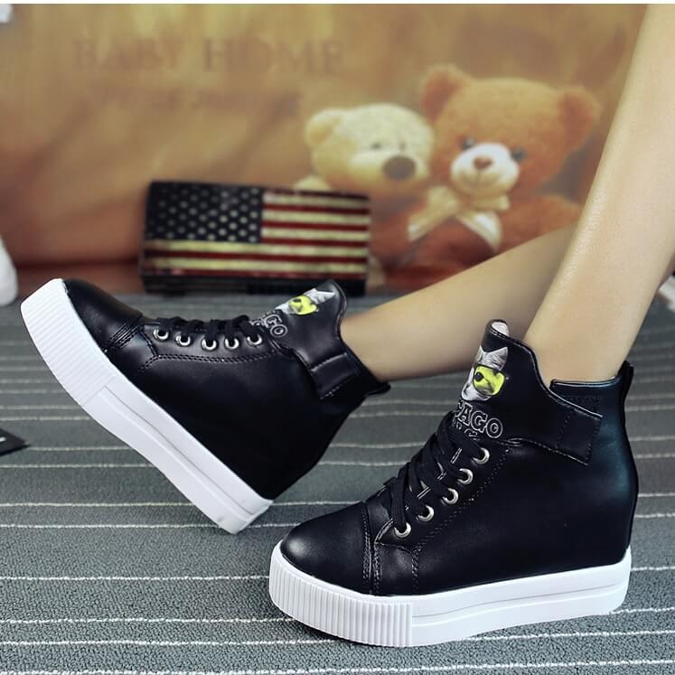 Black Casual High Heel Boots Import