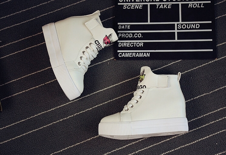 White Casual High Heel Boots Import