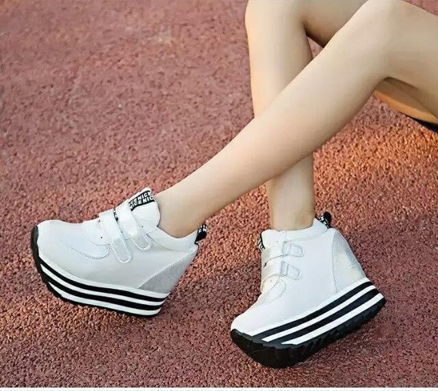 White High Heel Fashion Sport Shoes