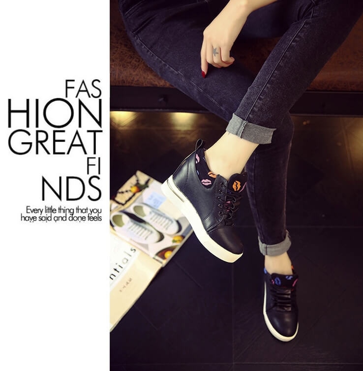 Black Casual Fashion Shoes Import