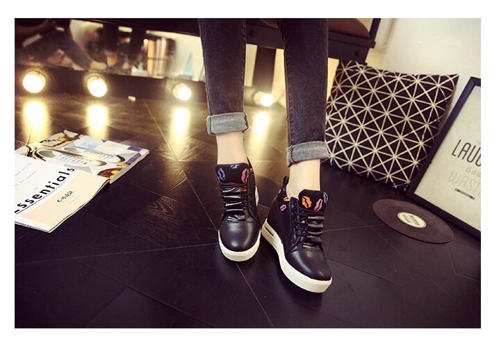 Black Casual Fashion Shoes Import