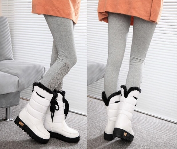 White Fashion High Boots Import