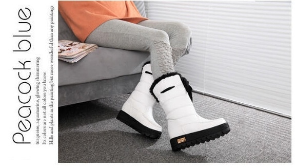 White Fashion High Boots Import