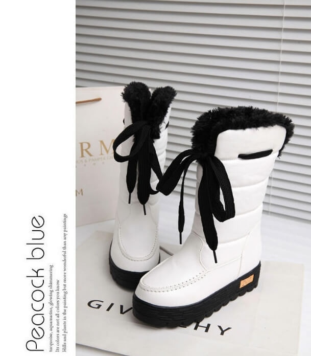 White Fashion High Boots Import