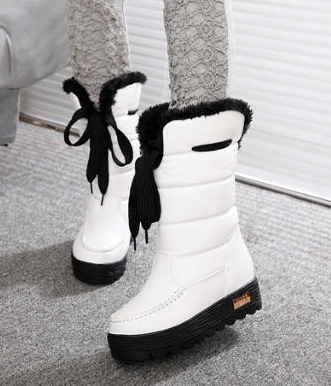 White Fashion High Boots Import