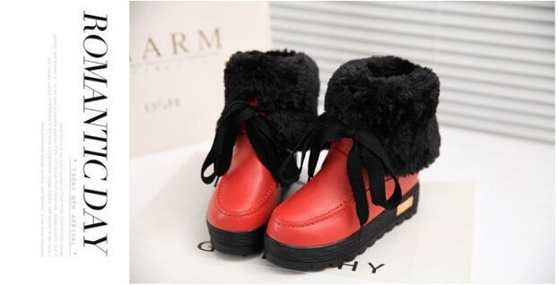 Red Fashion High Boots Import