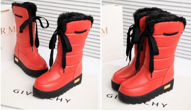 Red Fashion High Boots Import