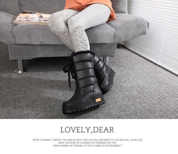 Black Fashion High Boots Import