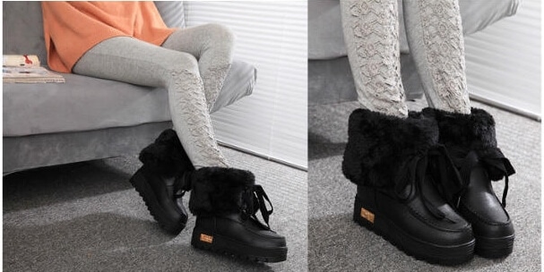 Black Fashion High Boots Import