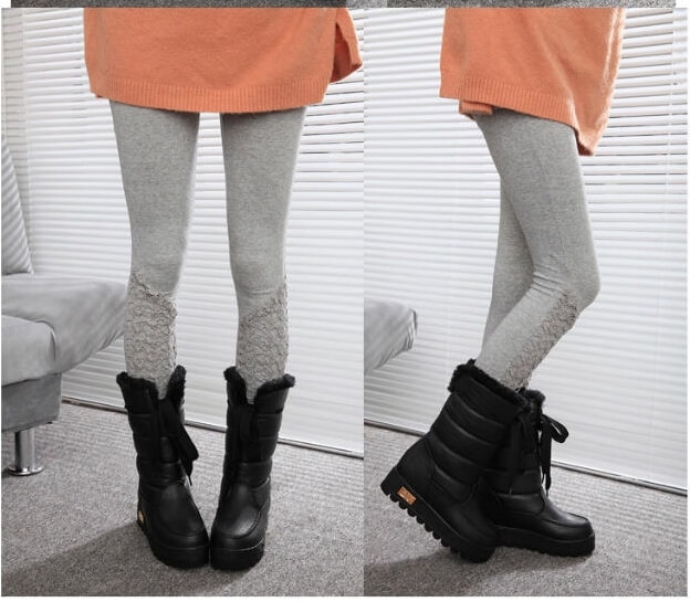 Black Fashion High Boots Import