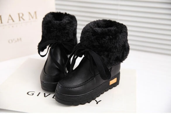 Black Fashion High Boots Import