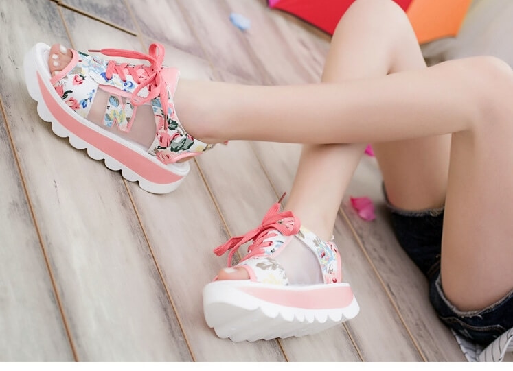 Pink Colorful Casual Sandal Import