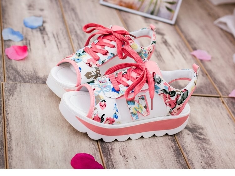 Pink Colorful Casual Sandal Import