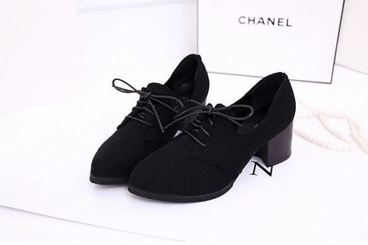 Black Korean Style Office Shoes