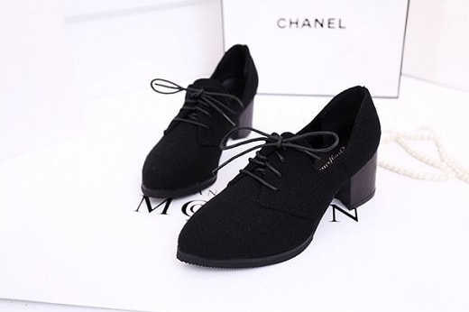 Black Korean Style Office Shoes