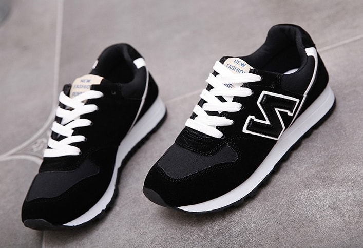 Black Korean N Style Sport Shoes