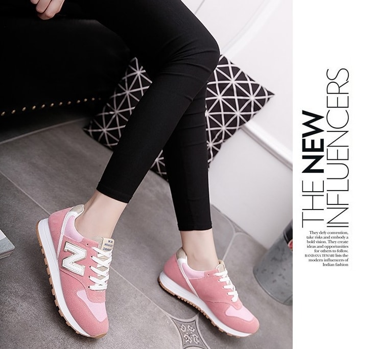 Pink Korean N Style Sport Shoes